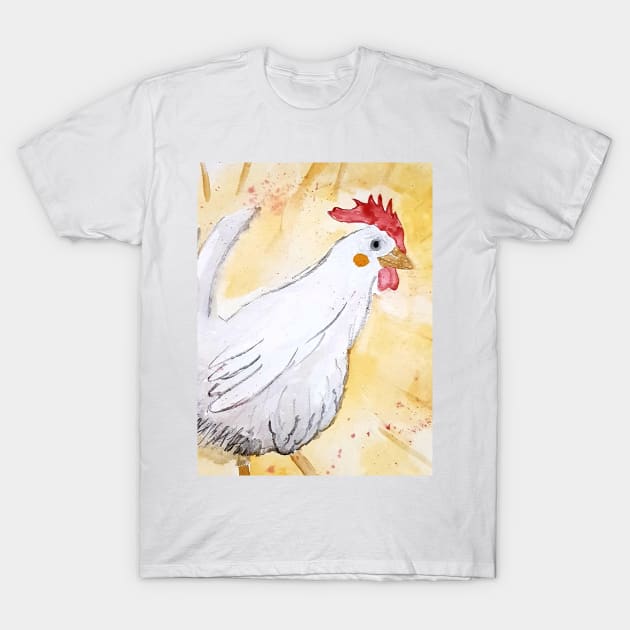 Henhen the hen / poulpoule la poule T-Shirt by GribouilleTherapie